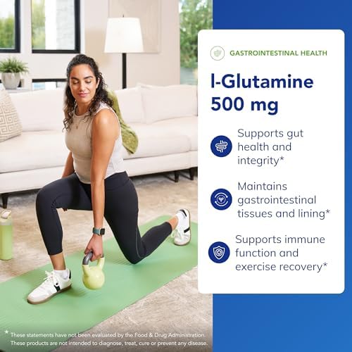 Pure Encapsulations L-Glutamina 500 mg - Suplemento para Apoyo Inmunológico y Digestivo, Salud Intestinal, Metabolismo y Soporte Muscular - 90 - imagen 3