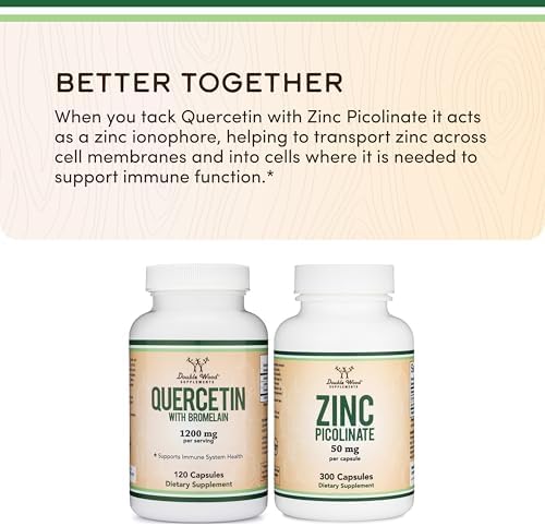 Quercetina con Bromelina - 96% Alta Pureza - 120 Cápsulas (1,200mg por Porción) - Apoya la Salud Inmunológica en Hombres y Mujeres (Vegano, Terceros - imagen 5