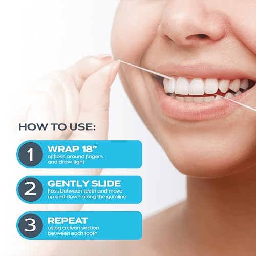 Hilo Dental Natural DrTung's - Sin PTFE ni PFAS, Suave con las Encías, Expande y Se Estira, Sin BPA, Sabor a Cardamomo (Paquete de 3) - imagen 5