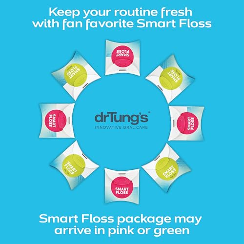 Hilo Dental Natural DrTung's - Sin PTFE ni PFAS, Suave con las Encías, Expande y Se Estira, Sin BPA, Sabor a Cardamomo (Paquete de 3) - imagen 8