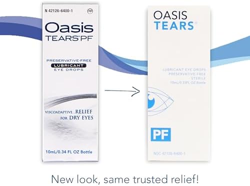 Oasis TEARS OT6400 PF Gotas Lubricantes Oculares Sin Conservadores para Alivio de Ojos Secos | Lágrimas Artificiales | 0.34 FL OZ (10 mL) - imagen 5