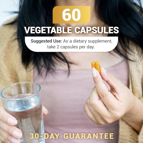 Suplemento de Cúrcuma Dr. Berg (Solo 2 al Día) con Pimienta Negra (BioPerine) - 1350 mg de Cúrcuma Curcumina con 95% de Curcuminoides - 60 Cápsulas - imagen 8