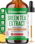 Extracto de Té Verde 10:1 50% EGCG - Gotero Líquido Vegano - 4X Más Potente que Pastillas - Suplemento Antioxidante de 2oz para Piel, Corazón y - imagen 1