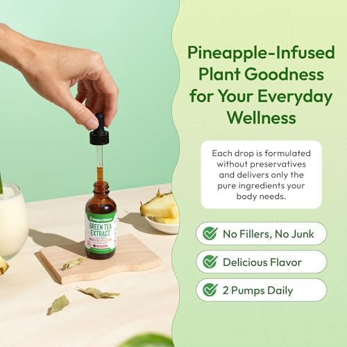 Extracto de Té Verde 10:1 50% EGCG - Gotero Líquido Vegano - 4X Más Potente que Pastillas - Suplemento Antioxidante de 2oz para Piel, Corazón y - imagen 6
