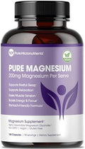 Suplemento de Glicinato de Magnesio Puro – Magnesio Quelado Altamente Absorbible para Dormir, Salud Muscular y Nerviosa, Energía y Relajación – 200mg - imagen 1