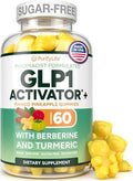 Gomitas GLP-1 para Control de Apetito – Suplemento Sin Azúcar con Berberina, Canela, Cúrcuma, Garcinia y Cetonas de Frambuesa – Digestión, Pérdida de - imagen 1