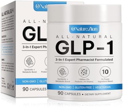 Suplemento GLP-1 - Prebióticos y Probióticos Múltiples para Apoyo del Apetito y Metabolismo, Fórmula Natural GLP1 Activate - 90 Cápsulas - imagen 1