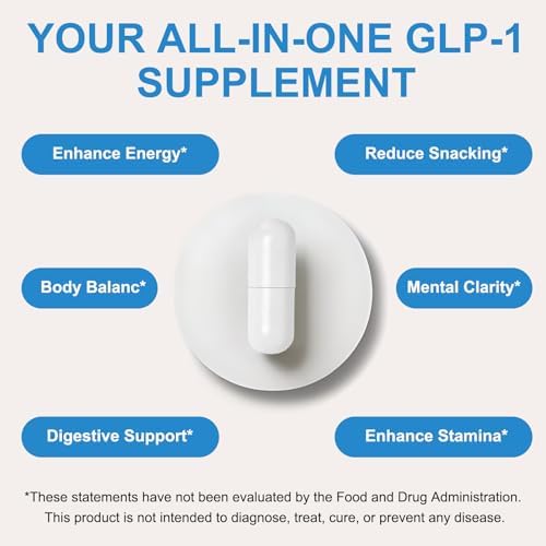 Suplemento GLP-1 - Prebióticos y Probióticos Múltiples para Apoyo del Apetito y Metabolismo, Fórmula Natural GLP1 Activate - 90 Cápsulas - imagen 3