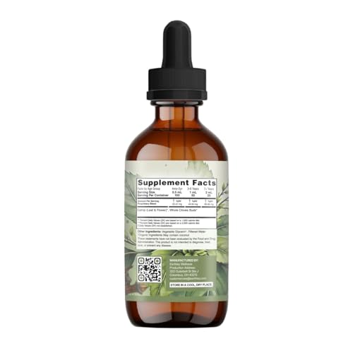 Earthley Wellness Teeth Tamer, Alivio para la Dentición de Bebés y Niños, Fórmula Herbal Orgánica, Suministro de 3 Meses (1.69 oz, 1,000 Gotas) - imagen 2