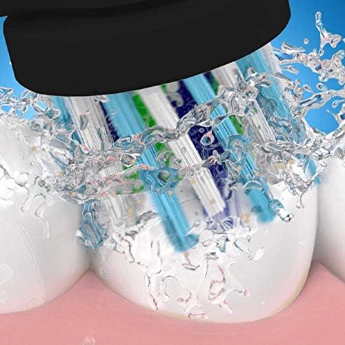 Cabezal de repuesto Oral-B Crossaction para cepillo de dientes eléctrico, color negro, 4 piezas (paquete de 1) - imagen 4