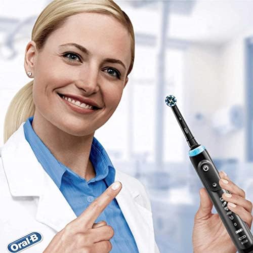 Cabezal de repuesto Oral-B Crossaction para cepillo de dientes eléctrico, color negro, 4 piezas (paquete de 1) - imagen 5