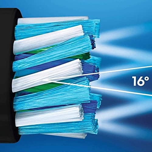 Cabezal de repuesto Oral-B Crossaction para cepillo de dientes eléctrico, color negro, 4 piezas (paquete de 1) - imagen 6