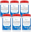 Toallitas de Alcohol Isopropílico al 70% - Pharma-C Company [Paquete de 6 - 40 piezas por envase] - Limpiador Antiséptico para ros Auxilios con Tapa - imagen 1