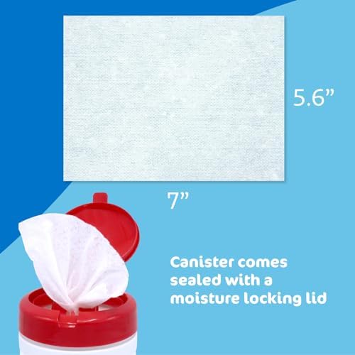 Toallitas de Alcohol Isopropílico al 70% - Pharma-C Company [Paquete de 6 - 40 piezas por envase] - Limpiador Antiséptico para ros Auxilios con Tapa - imagen 5