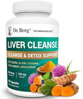 Cápsulas Detox de Limpieza Hepática Dr. Berg con Cardo Mariano, Bile Bovina y Folato - Suplemento Hepático con Cúrcuma, Pimienta Negra y Colina - 60 - imagen 1