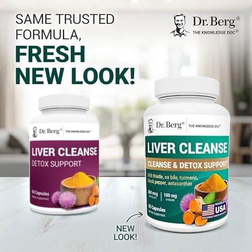 Cápsulas Detox de Limpieza Hepática Dr. Berg con Cardo Mariano, Bile Bovina y Folato - Suplemento Hepático con Cúrcuma, Pimienta Negra y Colina - 60 - imagen 2