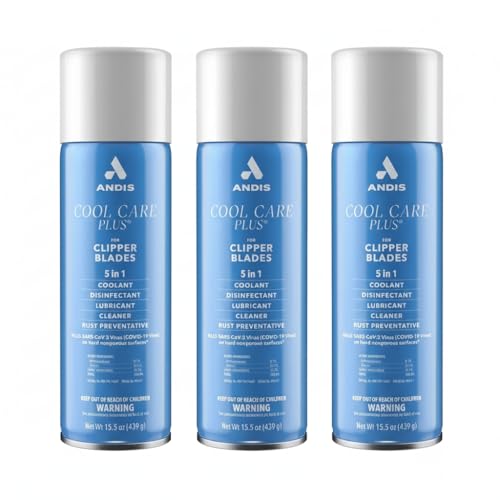 Spray Lubricante 5 en 1 ANDIS Cool Care Plus para Cortadoras 3 x CL-12750 - imagen 1