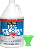Peróxido de Hidrógeno HARRIS 12% Concentrado, 128oz, Ideal para Cocina, Baño, Lavandería, Hogar y Jardín con Embudo de Llenado Fácil - imagen 1