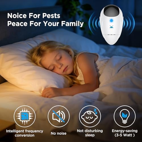 Repelente Ultrasonido Neatmaster 2026 Mejorado para Plagas e Insectos, Control de Cucarachas, Roedores, Mosquitos y Más, 4 Paquetes - imagen 6