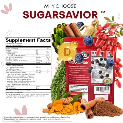 Gomitas de Ceylon Cinnamon Berberina con Vinagre de Manzana, Alcachofa, Cúrcuma, Arándano y Ginseng - 60 piezas de Clean Nutra - imagen 5