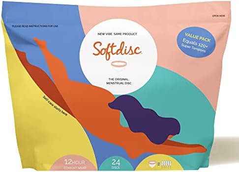 Discos Menstruales Softdisc – Discos Desechables para Períodos Ligeros o Fuertes | Protección contra Filtraciones por 12 Horas | Alternativa a - imagen 1