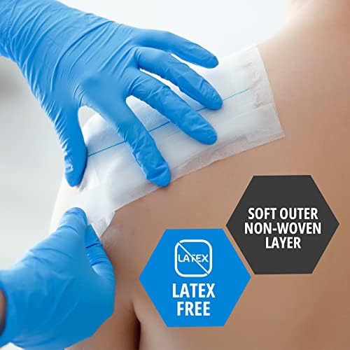 MED PRIDE Almohadillas Abdominales Estériles Ultra Absorbentes [Paquete de 50] - 5”x9” Individualmente Envueltas, Sin Látex y No Adherentes para - imagen 3