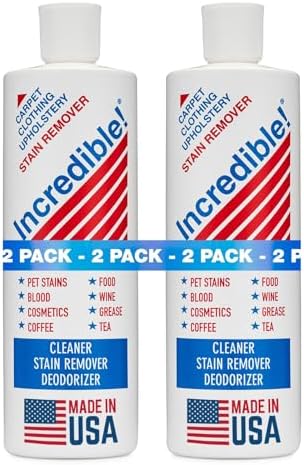 ¡INCREÍBLE! Quitamanchas Instantáneo - Elimina Manchas Nuevas y Viejas - Sangre, Vino Tinto, Café, Orina, Cosméticos, Manchas de Mascotas y Olores - - imagen 1