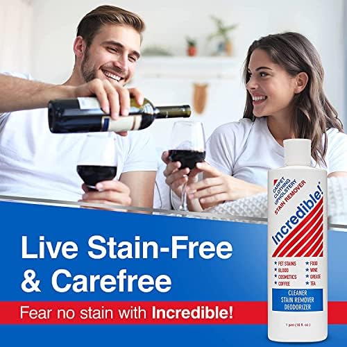 ¡INCREÍBLE! Quitamanchas Instantáneo - Elimina Manchas Nuevas y Viejas - Sangre, Vino Tinto, Café, Orina, Cosméticos, Manchas de Mascotas y Olores - - imagen 5