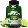 NutriFlair Bergamota Cítrica Orgánica 1400mg, 120 Cápsulas - Suplementos Naturales para la Salud del Corazón - No GMO - imagen 1