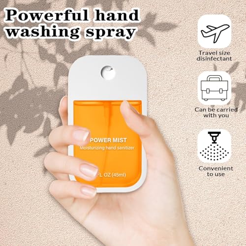 KING OF BIOTIN 6 Pzs Spray Desinfectante de Manos, Hidratante Portátil para Adultos y Niños, 7.8 FL. OZ. Tamaño de Viaje, 5 Fragancias - imagen 2