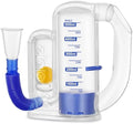 Dispositivo de Ejercicio Respiratorio para Pulmones – Entrenador de Respiración Profunda de 5000ml con Indicador de Flujo para Salud y Recuperación - imagen 1
