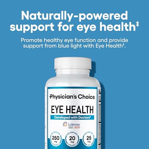 Physician's Choice Salud Ocular - Luteína, Zeaxantina y Extracto de Arándano - Apoya la Fatiga Ocular, Ojos Secos y Salud Visual - Mezcla de - imagen 2