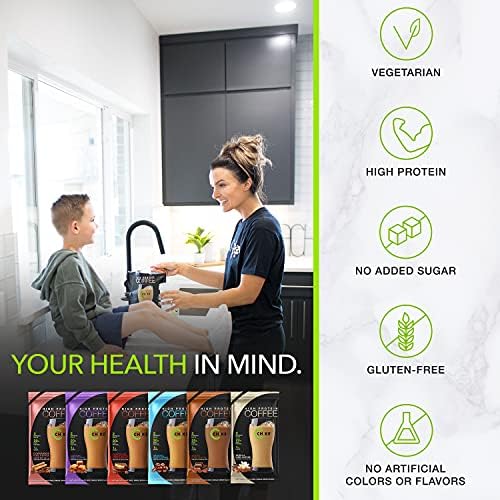 Paquete de Muestras de Café Helado Chike Alto en Proteínas, 20 G de Proteína, 2 Tazas de Espresso, 1 G de Azúcar, Keto y Sin Gluten, 6 Paquetes - imagen 5