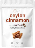 Ceylon Cinnamon de Micro Ingredients, 300 Softgels | Suplementos de Canela con Aceite MCT | Sin OGM, Libre de Gluten - imagen 1