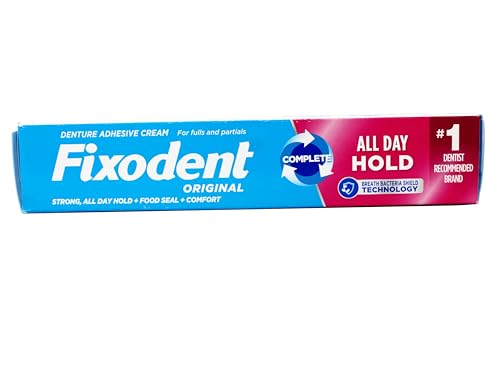 Crema Adhesiva para Dentaduras Fixodent Original - 2.4 oz, Paquete de 4 - imagen 6