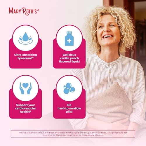Multivitamínico Liposomal MaryRuth’s para Mujeres 40+ | Suplemento para Inmunidad y Menopausia | Vegano, Sin Azúcar, No Transgénico | 15.22 Fl Oz - imagen 6