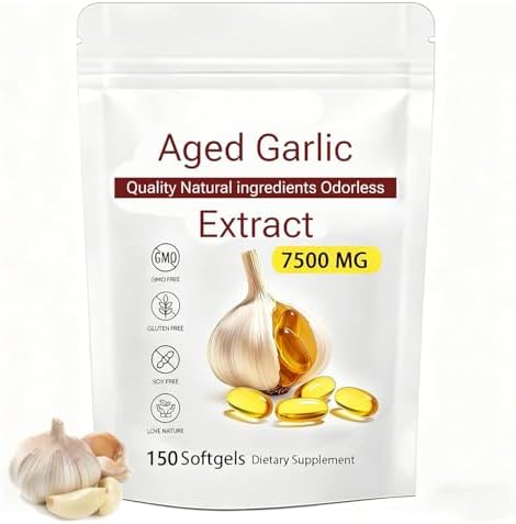 Extracto de Ajo Envejecido - 7500mg Sin Olor (150 Cápsulas) - imagen 1