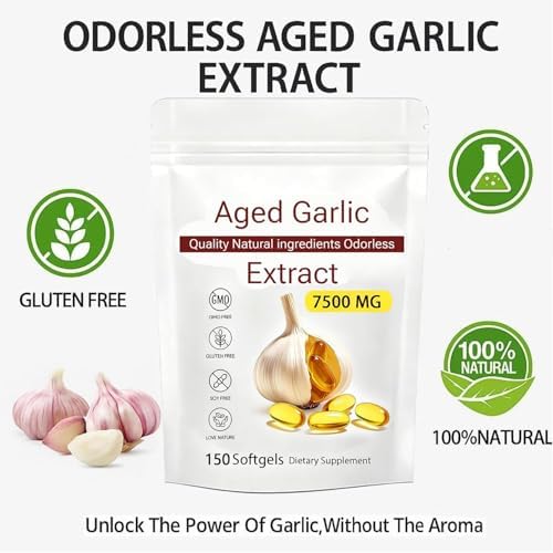 Extracto de Ajo Envejecido - 7500mg Sin Olor (150 Cápsulas) - imagen 4