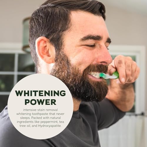 Pasta de Dientes Dr. Squatch Hydroxiapatita Blanqueadora - Natural y Sin Flúor - Soporte para Esmalte - Set Día y Noche - Menta Cítrica y Menta, (4.7 - imagen 5