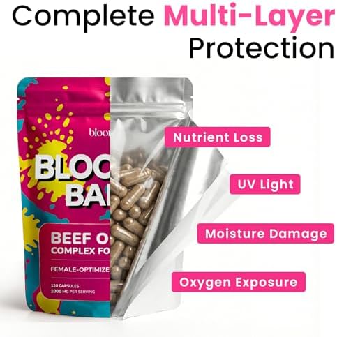 Suplemento de Órganos de Res para Mujeres – Hígado, Útero, Ovario, Corazón, Riñón de Ganado Alimentado con Pasto – Más de 30 Nutrientes para - imagen 8