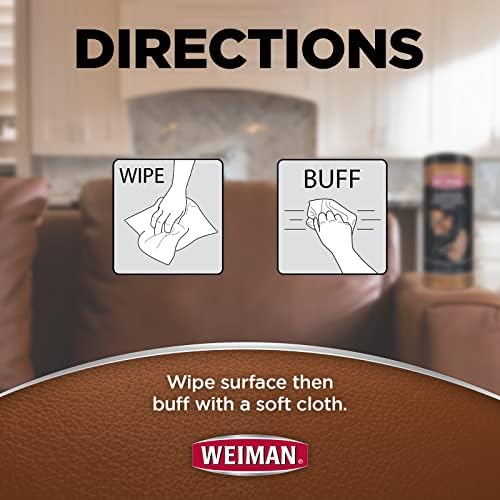Limpiador y Acondicionador de Cuero Weiman - Limpia, Restaura y Protege el Cuero, Protección UV para Evitar Grietas y Desvanecimiento, Para Asientos - imagen 6