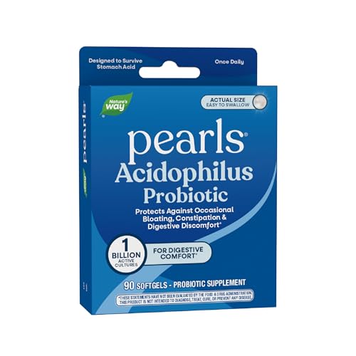 Perlas Probióticas Acidophilus de Nature's Way, Apoya el Equilibrio Digestivo y la Salud Intestinal, Reduce el Estrés Digestivo, 1 Mil Millones de - imagen 1