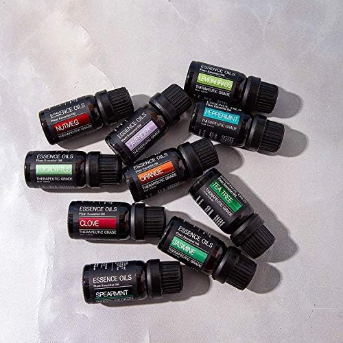 Difusor de Aromaterapia Ultimate y Set de Aceites Esenciales - Ultrasonido, 10 Aceites, 4 Temporizadores, 7 Luces Ambientales, Grado Terapéutico - imagen 4