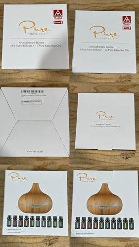 Difusor de Aromaterapia Ultimate y Set de Aceites Esenciales - Ultrasonido, 10 Aceites, 4 Temporizadores, 7 Luces Ambientales, Grado Terapéutico - imagen 6