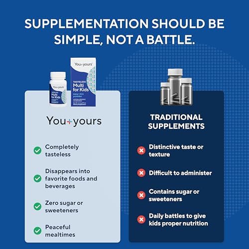 Polvo Multivitamínico Sin Sabor You+yours para Niños y Bebés - Sin Endulzantes, Sabores, Colorantes ni Conservadores. 30 Porciones. - imagen 5