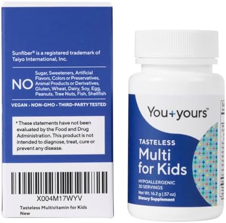 Polvo Multivitamínico Sin Sabor You+yours para Niños y Bebés - Sin Endulzantes, Sabores, Colorantes ni Conservadores. 30 Porciones. - imagen 8