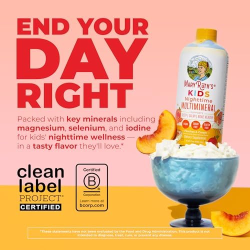 Multivitamínico Líquido Nocturno para Niños de MaryRuth's | Salud Ósea | Función Inmunológica | Suplemento para la Hora de Dormir | 15.22 fl oz - imagen 2