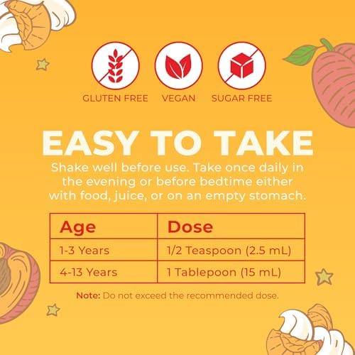 Multivitamínico Líquido Nocturno para Niños de MaryRuth's | Salud Ósea | Función Inmunológica | Suplemento para la Hora de Dormir | 15.22 fl oz - imagen 7