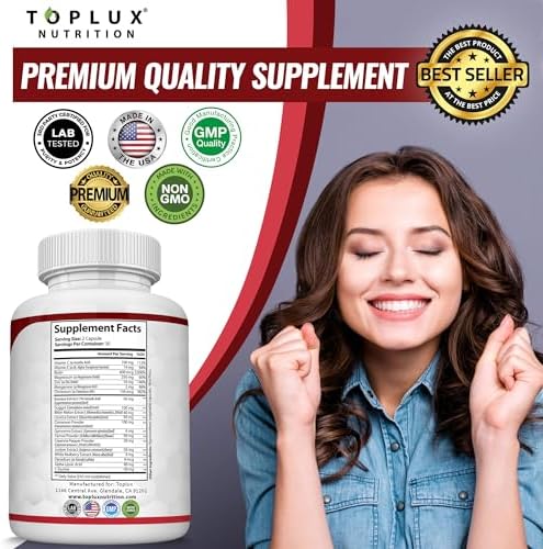 Suplemento Complejo de Azúcar en Sangre - Apoya Niveles Saludables de Azúcar en Sangre, Natural con Canela, Melón Amargo, Cromo, Morera, Ácido Alfa - imagen 7