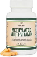 Multivitamínico Metilado (Vitaminas Metiladas y Activadas - Complejo B Metilado con Trimetilglicina (TMG) y Metilfolato) 120 Cápsulas de Double Wood, - imagen 1